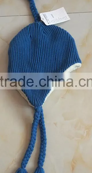 Custom Wholesale Fashion Style Knitted Pilot Cute and Warm Hats for Winter