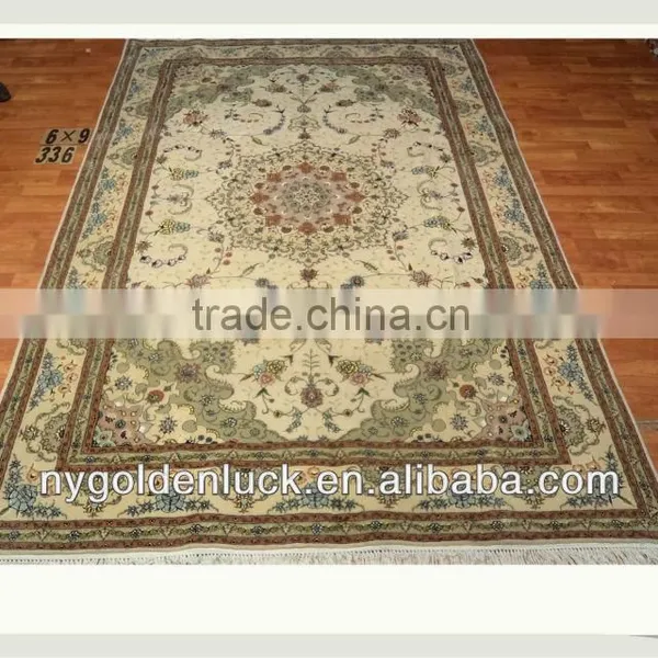6x9ft Persian Style Hand Woven Chinese Silk Rugs on Sale
