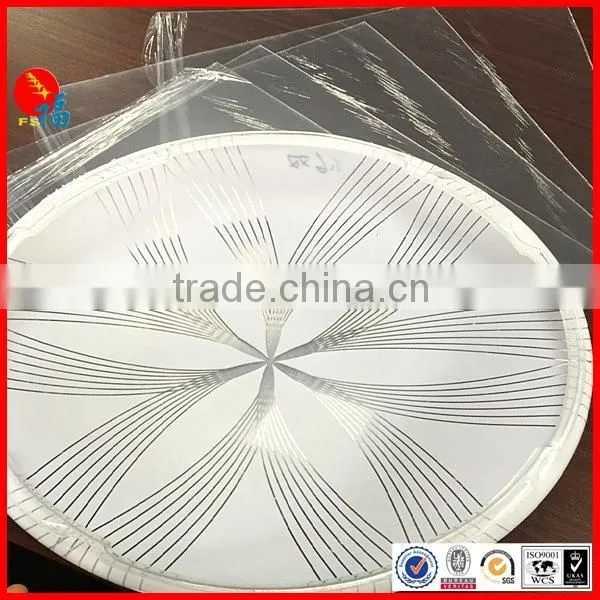 APET Material Plastic Matte White Plastic Diffuser Lampshade photo-6