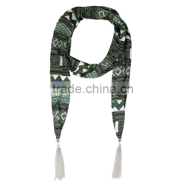 Top Sale Funny Tetris Printing Scarf, Crumpled Scarf photo-2