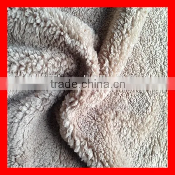 Polyester Weft Knitted Sherpa Fabric photo-6