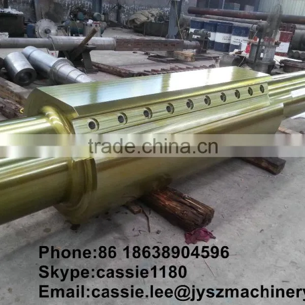 Rotary Crop Cutting Machine Top and Bottom Arbor Shaft Knife Drum