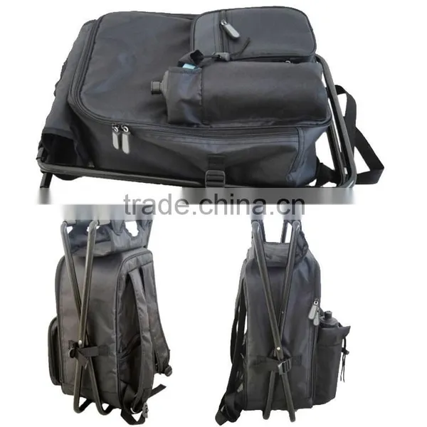 High Quality Fashion Oxford Black Camping Hiking Backpack Fishing Folding Chair Cooler Bag HWY009 photo-5