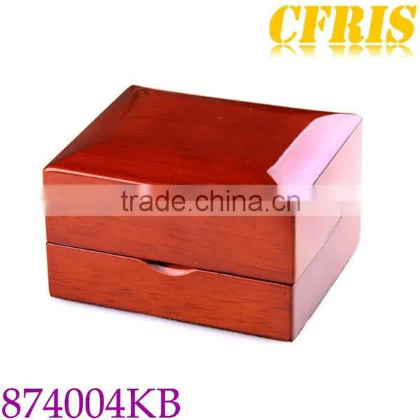 Wholesale wooden cufflink box, engraved cufflink box