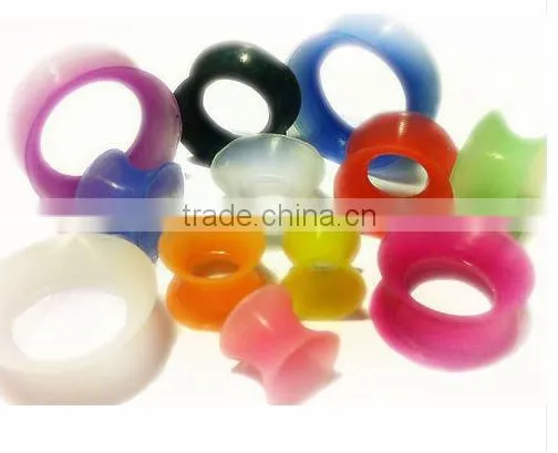 Colorful Wholesale Fashion Body Jewelry Custom Silicone Ear Plugs photo-3