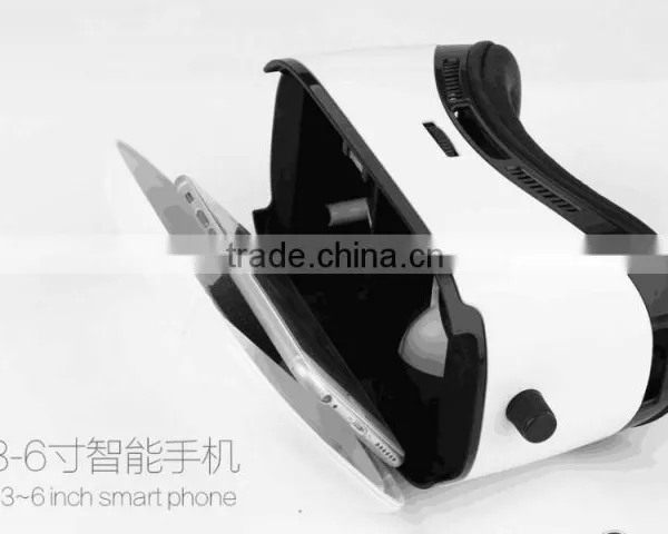 2016 New VR Box Virtua Reality 3D Glasses VR Glasses Rift Google Cardboard 3D Movie for 4.0"- 6.0"smartPhone
