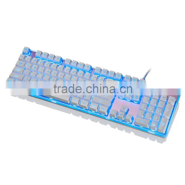 New Gaming LED Backlight USB Wired 104 Keys Professional Game Keyboard Waterproof Game Keyboard For PC photo-5