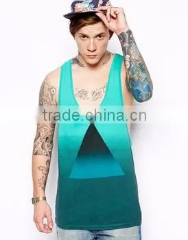 Men's Dip Dyed Vests Tank Tops