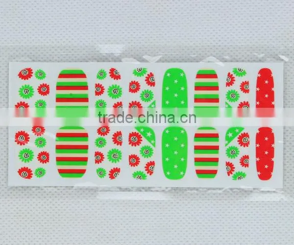 Design 10 Time Christmas Nail Art/nail Wrap