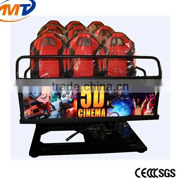 Original Factory Supply 9 Seats 9d Cinema Simulator and 5d Pneumatic System Cinema 5 d