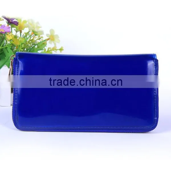 Wholesale Top Quality Lady Clutch Purse pu Leather Women Wallets photo-3