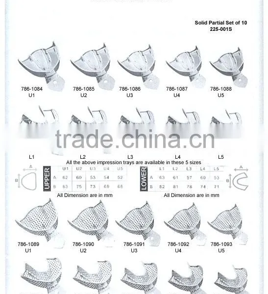 Impression Trays
