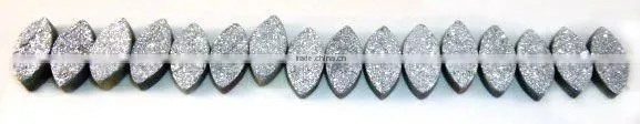 Platinum Silver Coated Druzy/ Drusy