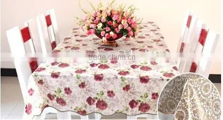 2015 Best Sale 100% Polyester Transfer Printing Table Cloth photo-2