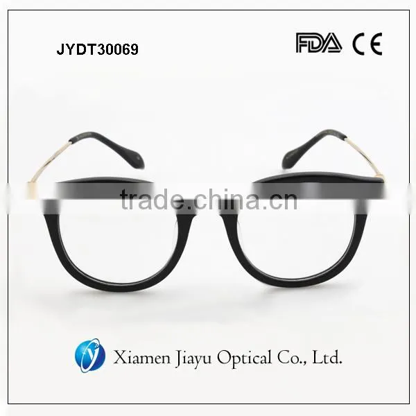 Handmade Acetate Round Metal Frame Reading Glasses photo-3