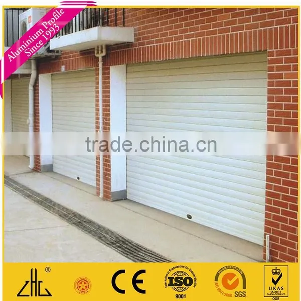 HOT!! Railing Aluminum Door Profiles for Roll up Shutter/aluminum Gate Design Roller Shutter Door Extrusion Profile Factory photo-4