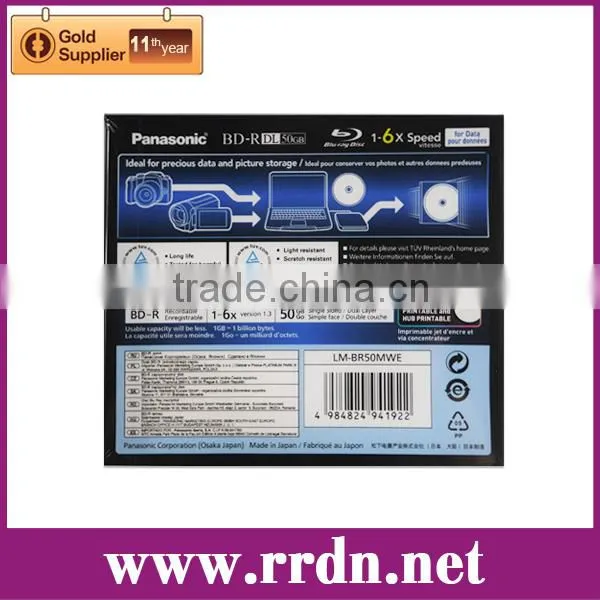 Panasonic 50GB Blu Ray Double Layer Recordable Disc BD-R DL, Model:LM-BR50MWE photo-2