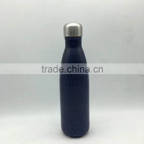 500ml Stainless Steel Bottle Insulated Bottle/ Vacuum Water Drinking Bottle Black Air Transfer photo-2