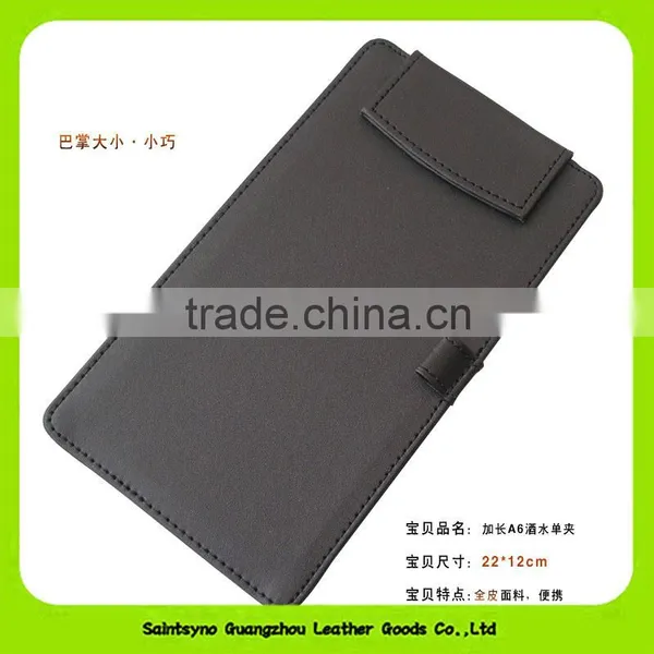 Custom Faux Leather Restaurant Receipt Holder 16045 photo-5