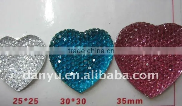 STOCK Shining Flat Back Resin Rhinestone/beads