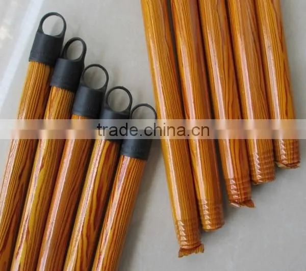 Wooden Broom Handles/Sticks Pvc Coated Broom Stick