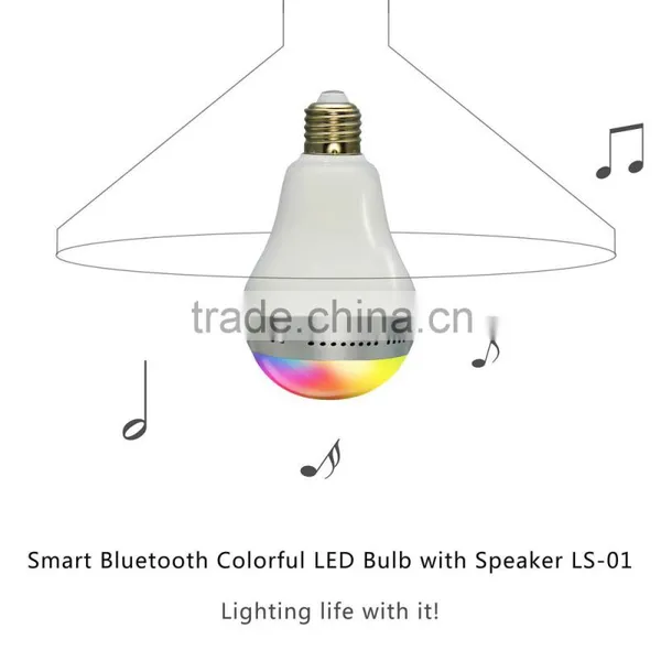 Smart LED Bulb With Bluetooth Speaker With Seven Color Changing E27 With APP Control photo-6