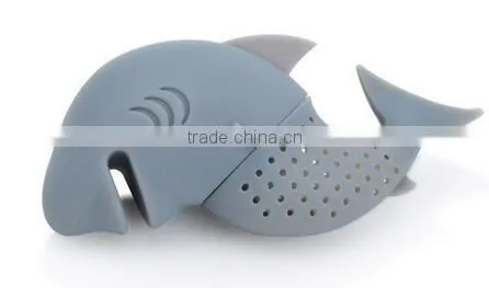 Lovely Shark Silicone Tea Strainer Tea Filter Tea Infuser Portable Tea Tools Kitchen Accessories photo-5