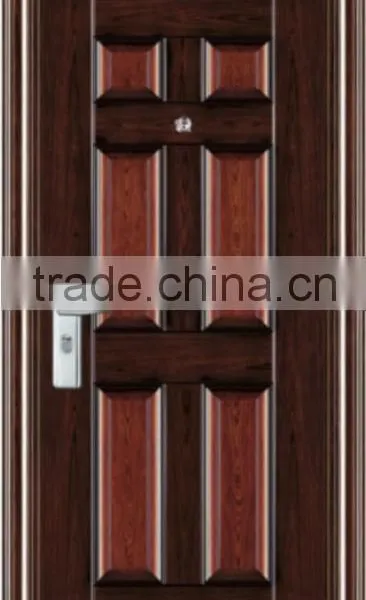 Safe Room Interior Metal Steel Door Skin Steel Door Apartment photo-2