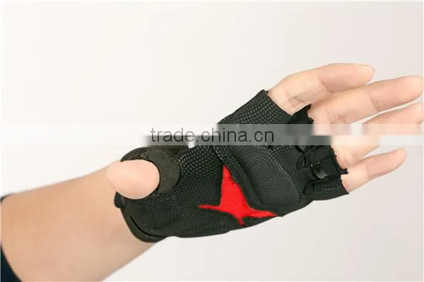 High Quality Breathable Mesh Cycling Gloves / Heated Half Finger Gloves photo-2