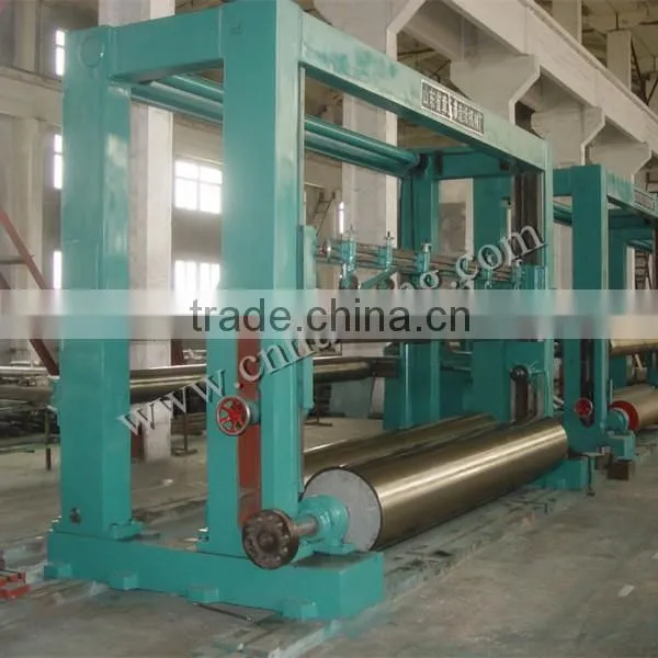 Paper making machine paper rewinder