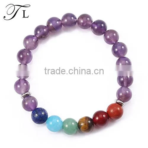 Hot Sale Stone Jewerly Bracelet Amethyst Beads Bracelet