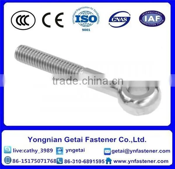 Stainless Steel Eye Bolts , DIN933/931, 201/202/304/316 With High Quality photo-5