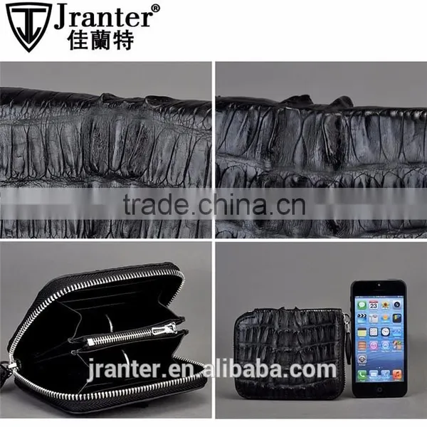 2016 Most Popular Mini Money Wallet Zipper Coin Purse Genuine Crocodile Leather Coin Wallet photo-3