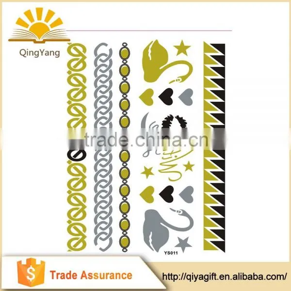 Custom Body Henna Transfer Stickers Temporary Tattoos Egypt