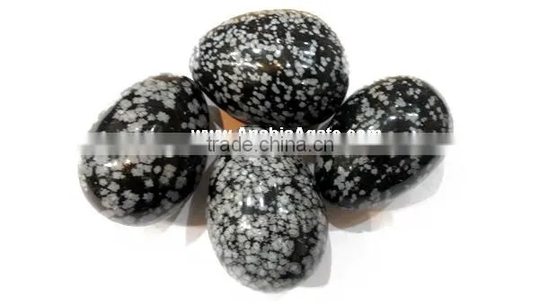 Snowflake Obsidian Gemstone Eggs photo-2
