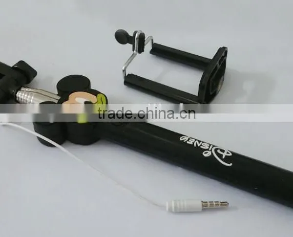 2015 Fashion Mini Foldable Monopod,Cable Take Pole Selfie Stick,Monopod Selfie-stick in Promotion! photo-5