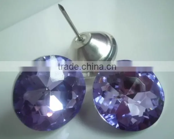 New Coming Trendy Style Crystal Rhinestone Button 22mm With Good Offer photo-2