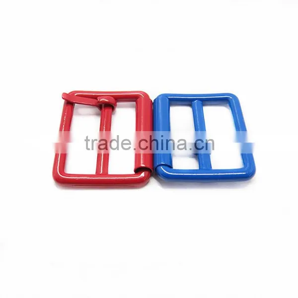 23mm Metal Colored Center-bar Shoe Buckle photo-5