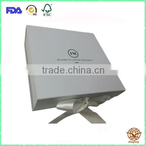 Custom Logo Rigid Cardboard Box With Drawer/fantastic Rigid Box With Ribbon photo-2