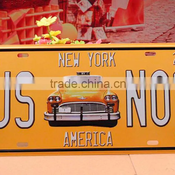Custom Embossed Metal Sign,vintage Metal Tin Sign, Car License Plate Metal Sign photo-4