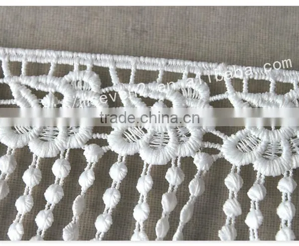Beautiful Design 9cm Width Polyetser Crochet Tassel Fringe for Dresses Wholesale photo-2
