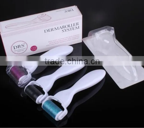 Best Skin Derma Roller Body Massager Anti Cellulite Micro Needle Therapy 1200 Needles Stainless Micro Derma Roller With CE photo-5