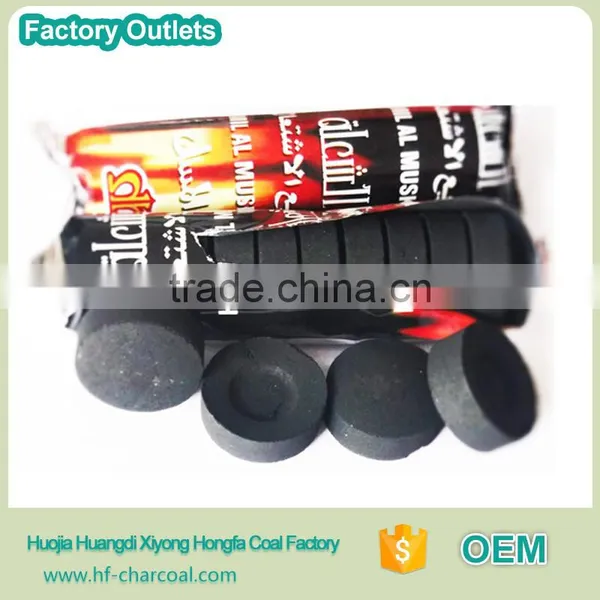 Instant-light Round Tablet Smokers Coal