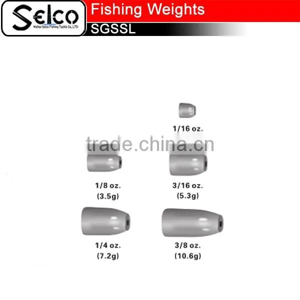 Stainless Steel Flat Head Bullet Fishing Weights photo-2