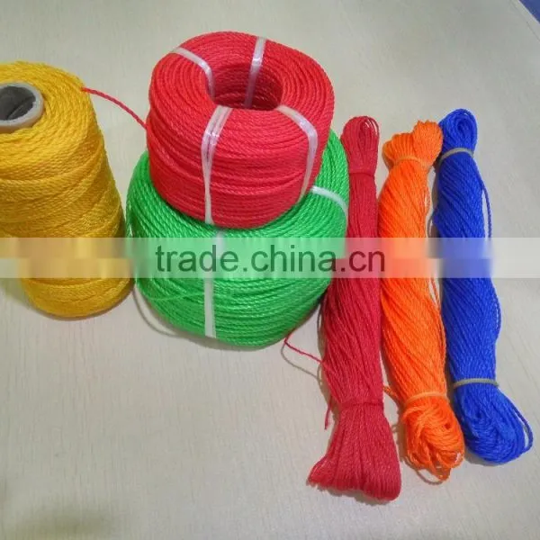 Polyster/pp/nylon Supplier Cheapest Recycled Polyester Plastic Rope Twine for Fishing Net photo-4