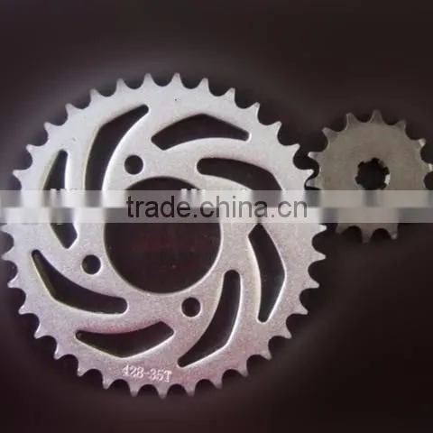China Wholesale Motorcycle Parts Bajaj Discover Chain Sprocket photo-3