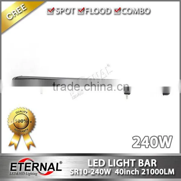 240W 40" 4WD Wrangler Rubicon Offroad Equipments 4x4 ATV Buggy Vehicles Boat High Power Waterproof Led Work Light Bar photo-3