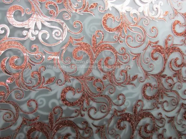 4-12 mm Decorative AcId Etched Frosted Art Glass With Good Price for Window/ Door Decoration photo-5