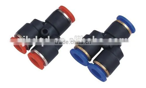 "Y" Type Three-Way PU Hose Connector photo-6