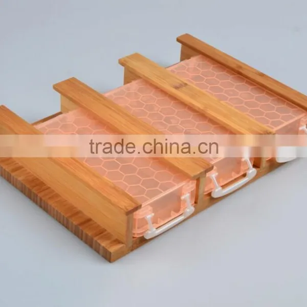 3 Drawers Vegetabel Wood Bamboo Cutting Board With Storage Box photo-2